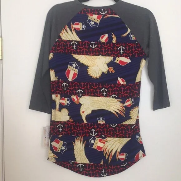 XS LuLaRoe Randy Tee DD11 1373 - Picture 4 of 5